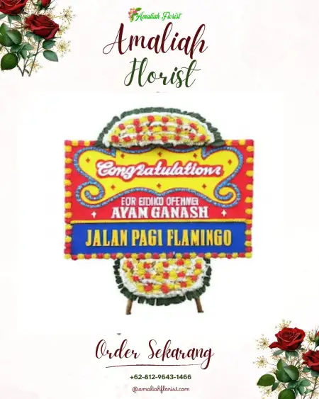 Sewa Papan Bunga Langkahan